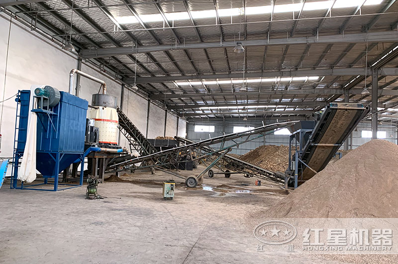 安徽客户时产50吨碎石生产线