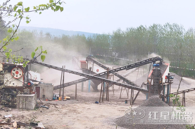 江苏客户时产500吨石料生产线